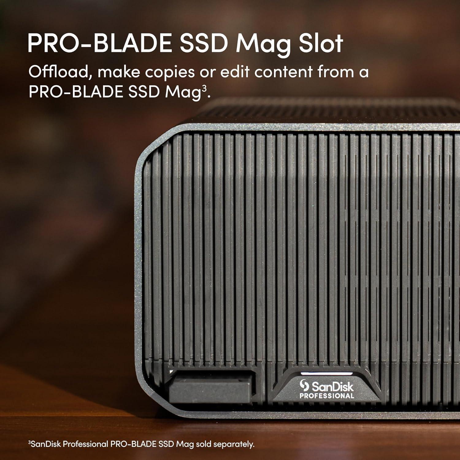 imageSanDisk Professional 12TB GRAID Mirror  External HDD RAID with Redundancy Thunderbolt 3 USB 10Gbps 7200RPM Ultrastar Hard Drive Up to 250MBs Read in RAID 1  SDPHH2H012TNBAAD48TB