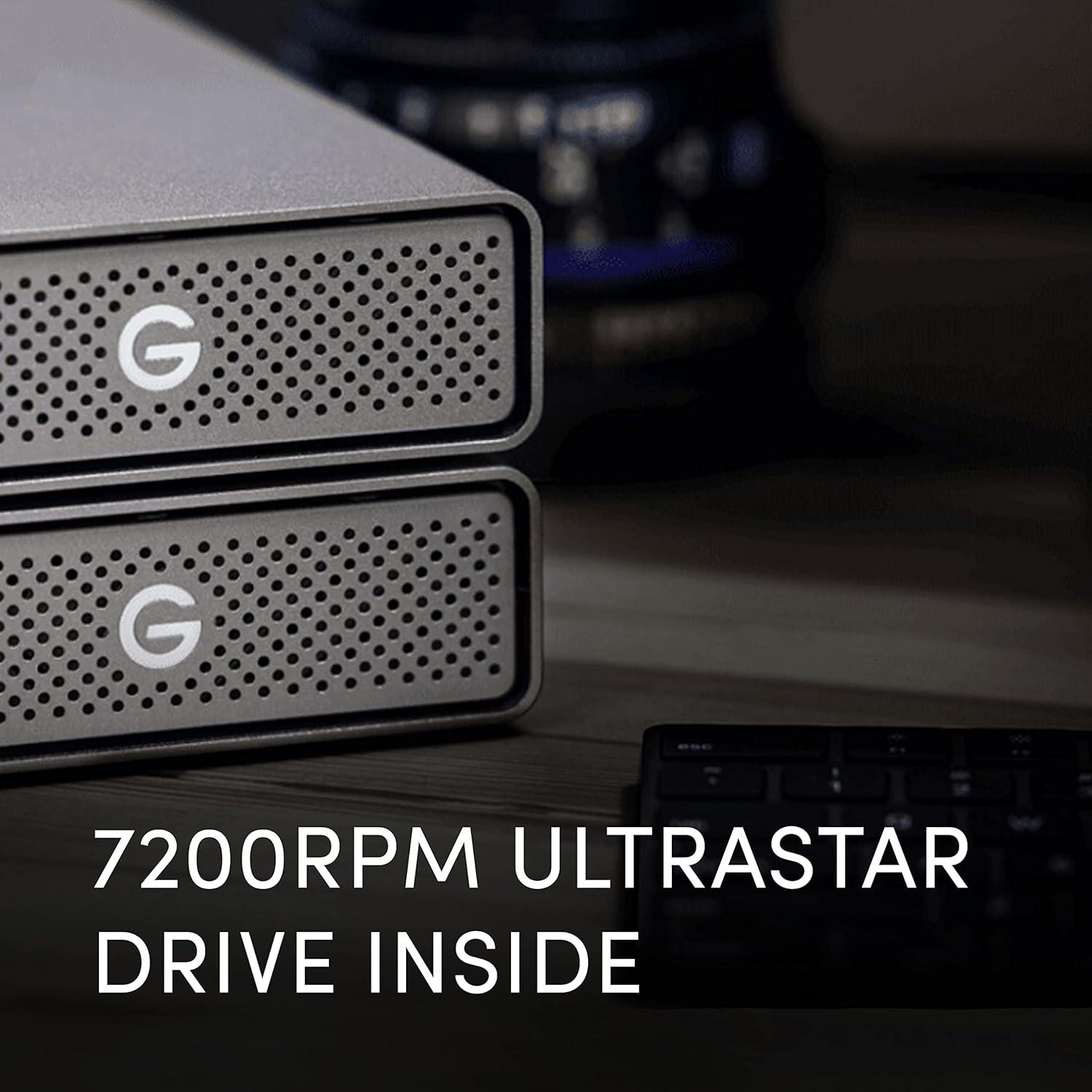 imageSanDisk Professional 6TB GDrive EnterpriseClass External Desktop Hard Drive  7200RPM Ultrastar HDD Inside USBC 10Gbps USB 32 Gen 2 Mac Ready  SDPHF1A006TNBAAD20TB