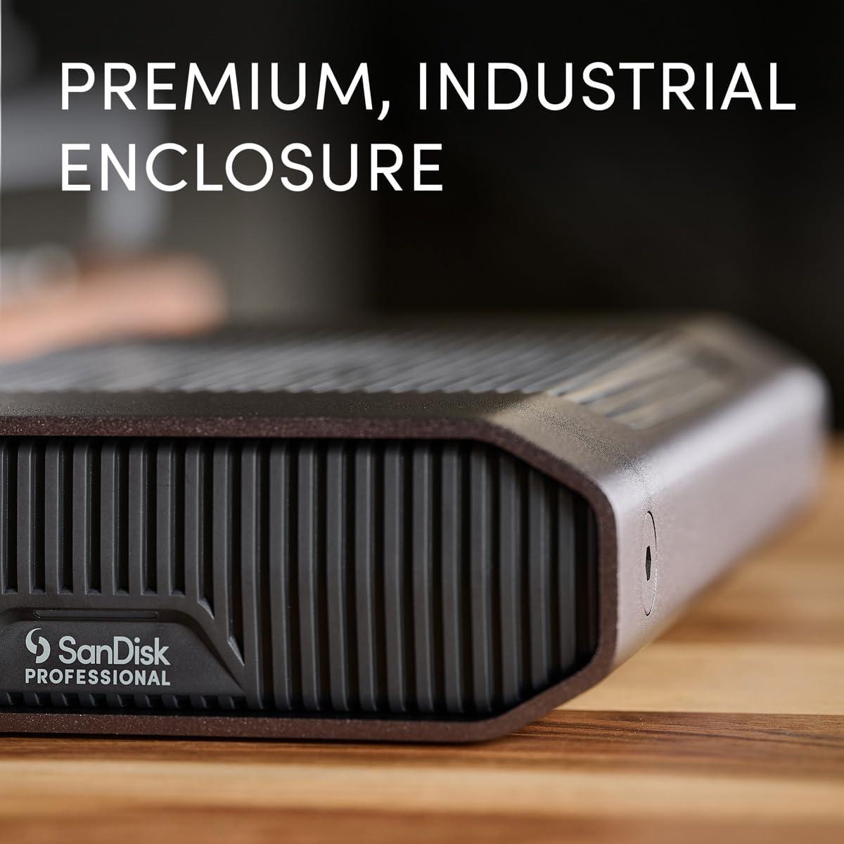 imageSanDisk Professional 6TB GDrive EnterpriseClass External Desktop Hard Drive  7200RPM Ultrastar HDD Inside USBC 10Gbps USB 32 Gen 2 Mac Ready  SDPHF1A006TNBAAD18TB