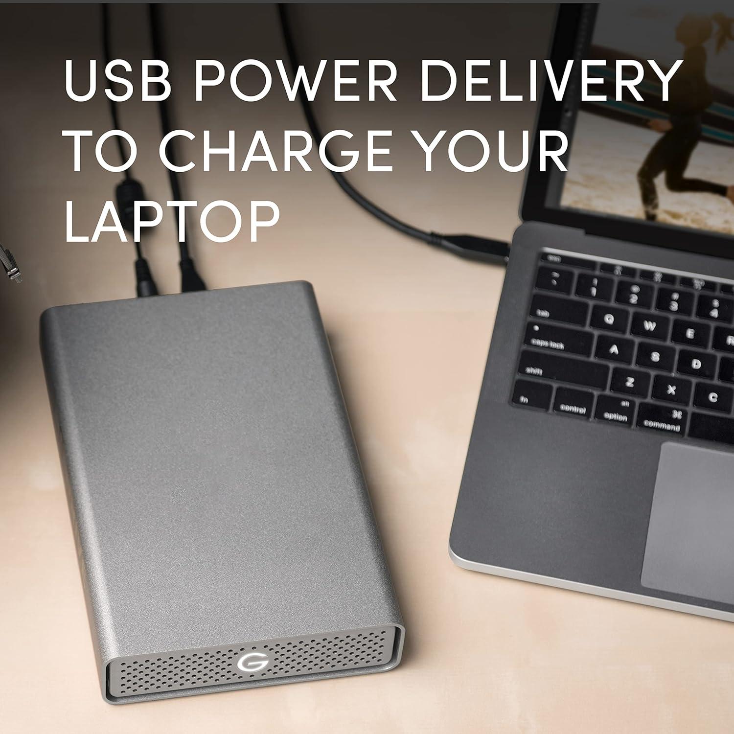 imageSanDisk Professional 6TB GDrive EnterpriseClass External Desktop Hard Drive  7200RPM Ultrastar HDD Inside USBC 10Gbps USB 32 Gen 2 Mac Ready  SDPHF1A006TNBAAD18TB