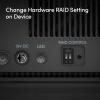 imageSanDisk Professional 12TB GRAID Mirror  External HDD RAID with Redundancy Thunderbolt 3 USB 10Gbps 7200RPM Ultrastar Hard Drive Up to 250MBs Read in RAID 1  SDPHH2H012TNBAAD12TB