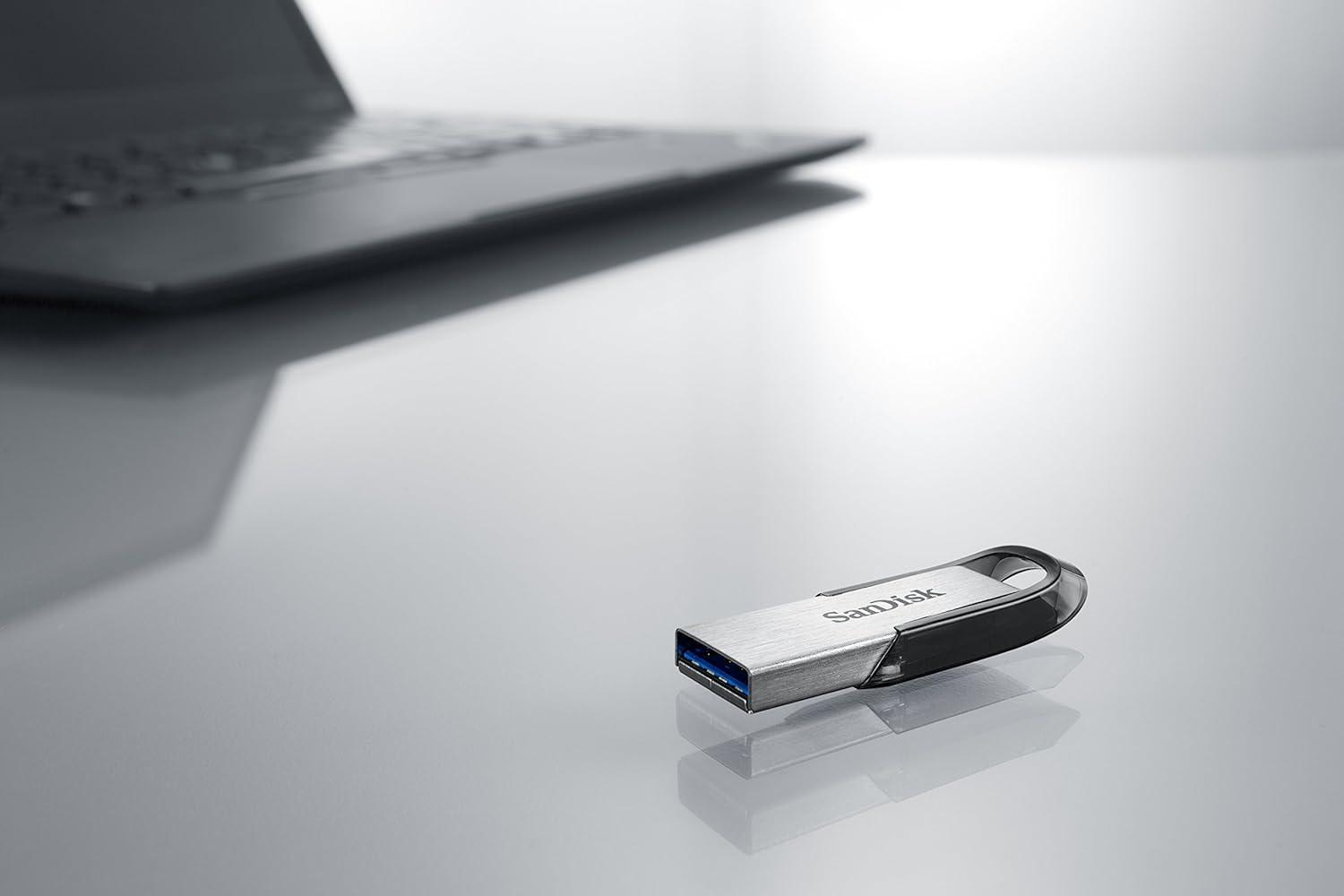 imageSanDisk 128GB Ultra Flair USB 30 Flash Drive  SDCZ73128GG46 black16GB