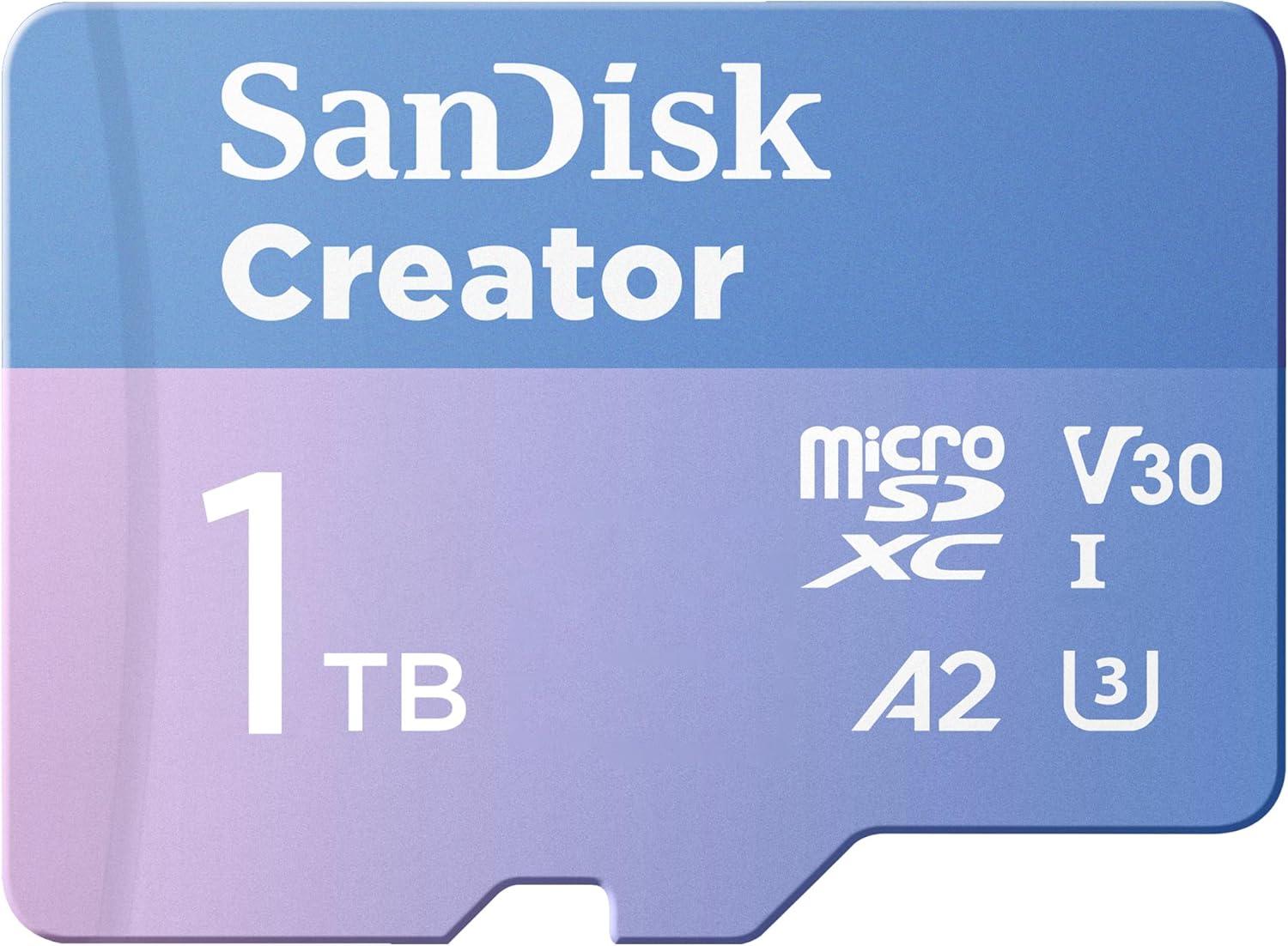 imageSanDisk 256GB Creator Phone Drive  for iPhone iPad Laptop ampamp Mac  Includes USB TypeC and Lightning Connectors  Automatic Backup 3 Months of Adobe Lightroom Included  SDIXD0N256GGN6TPmicroSD Card