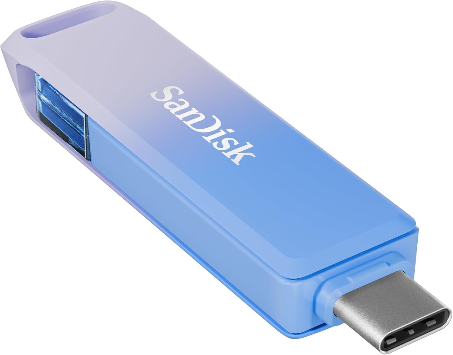 imageSanDisk 256GB Creator Phone Drive  for iPhone iPad Laptop ampamp Mac  Includes USB TypeC and Lightning Connectors  Automatic Backup 3 Months of Adobe Lightroom Included  SDIXD0N256GGN6TPPhone Drive