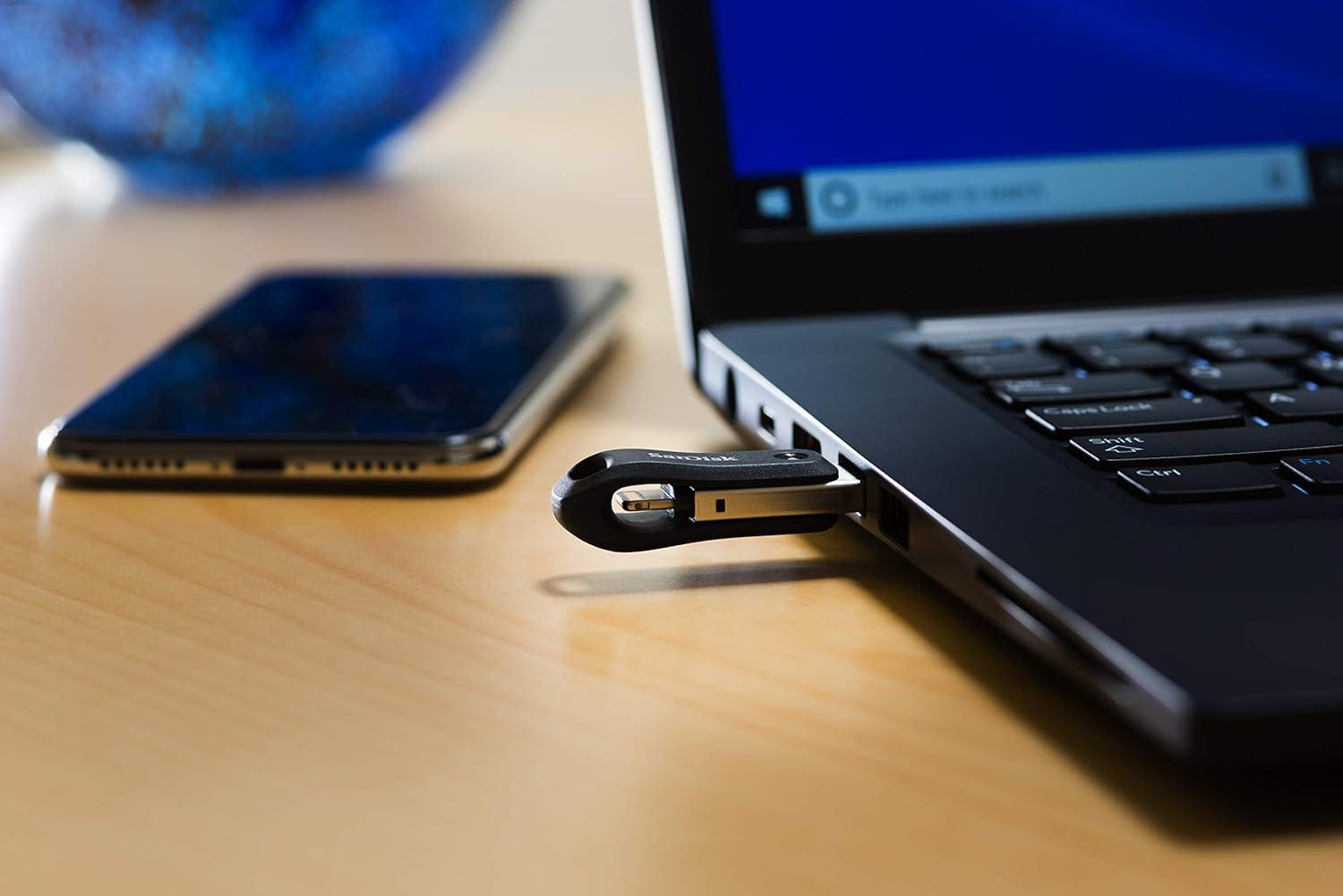 imageSanDisk 256GB iXpand Flash Drive Go  For your iPhone 14 or older  Create space on your iPhone  SDIX60N256GGN6NE256GB