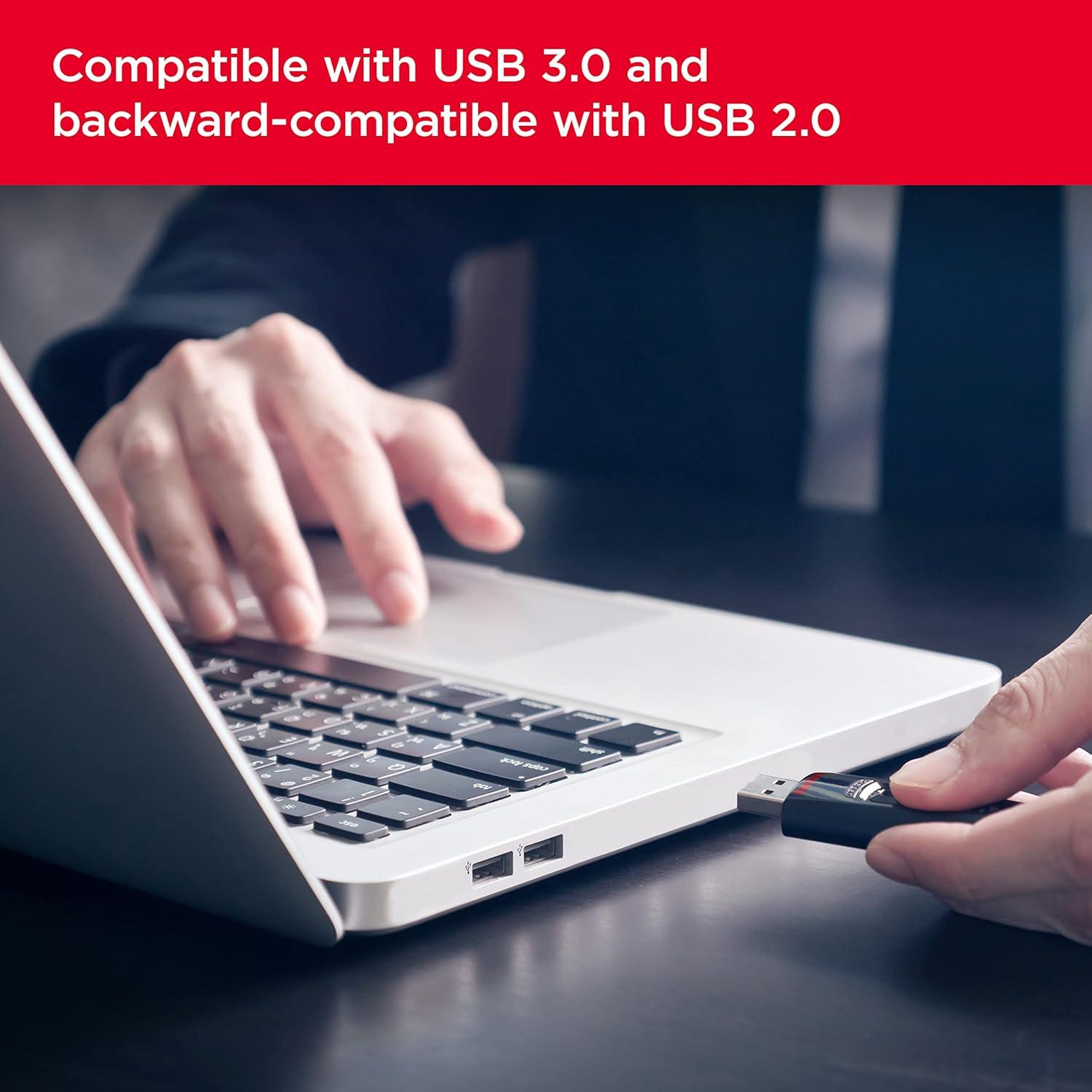 imageSanDisk 32GB 3Pack Ultra USB 30 Flash Drive 32GB Pack of 3  SDCZ48032GGAM46T Black512GB