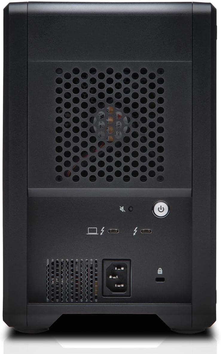 imageSanDisk Professional 24TB GRAID Shuttle 4  EnterpriseClass 4Bay External Hard Drive Thunderbolt 3 and USBC Transportable Hardware RAID  SDPH34H024TNBAAB80TB