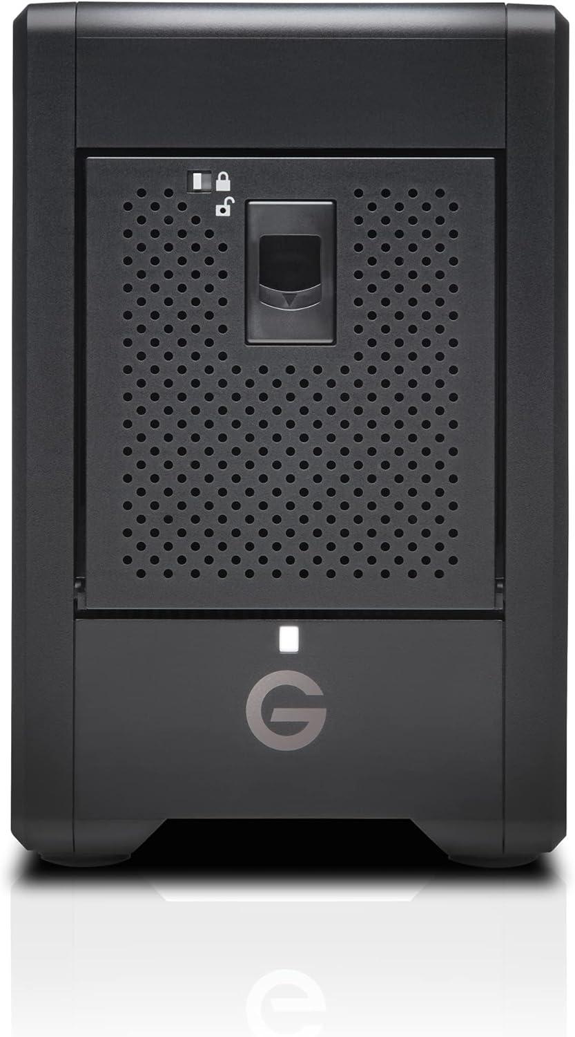 imageSanDisk Professional 24TB GRAID Shuttle 4  EnterpriseClass 4Bay External Hard Drive Thunderbolt 3 and USBC Transportable Hardware RAID  SDPH34H024TNBAAB104TB