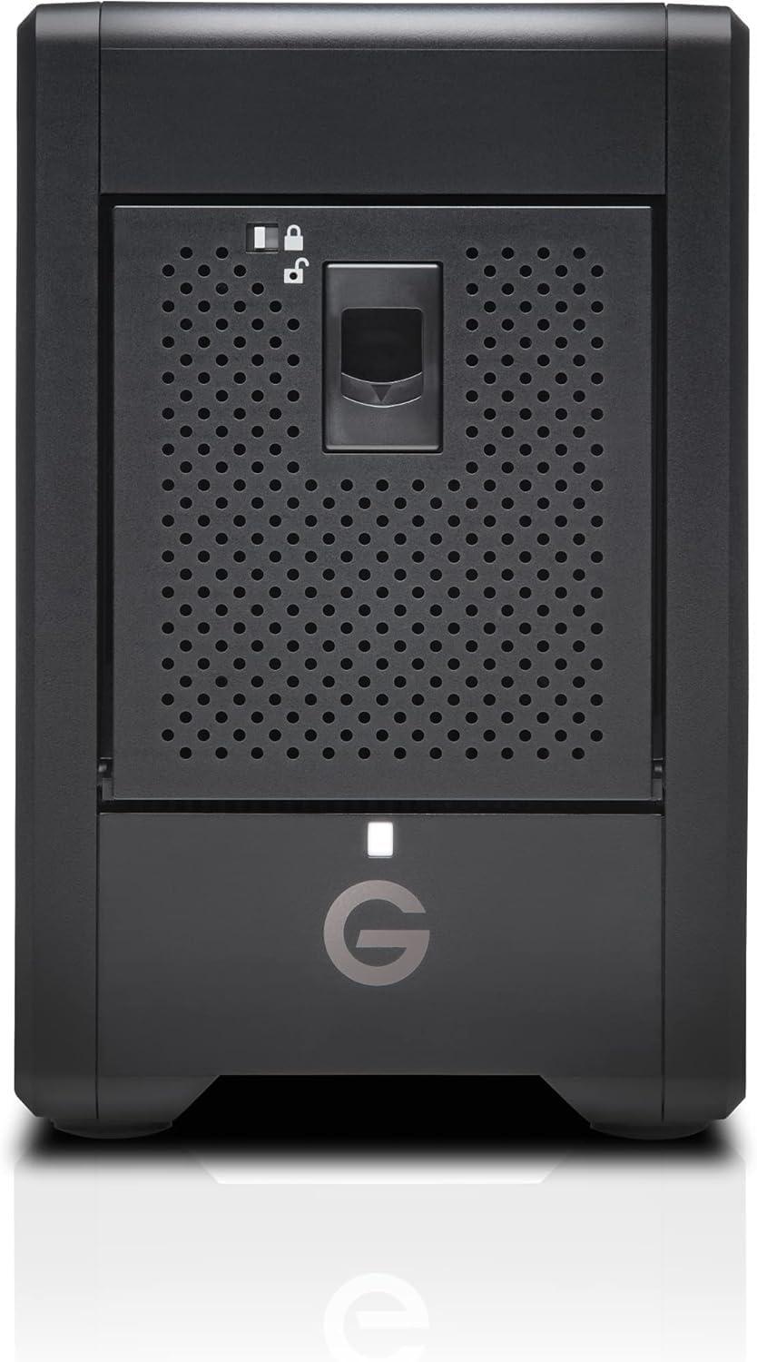 imageSanDisk Professional 24TB GRAID Shuttle 4  EnterpriseClass 4Bay External Hard Drive Thunderbolt 3 and USBC Transportable Hardware RAID  SDPH34H024TNBAAB96TB