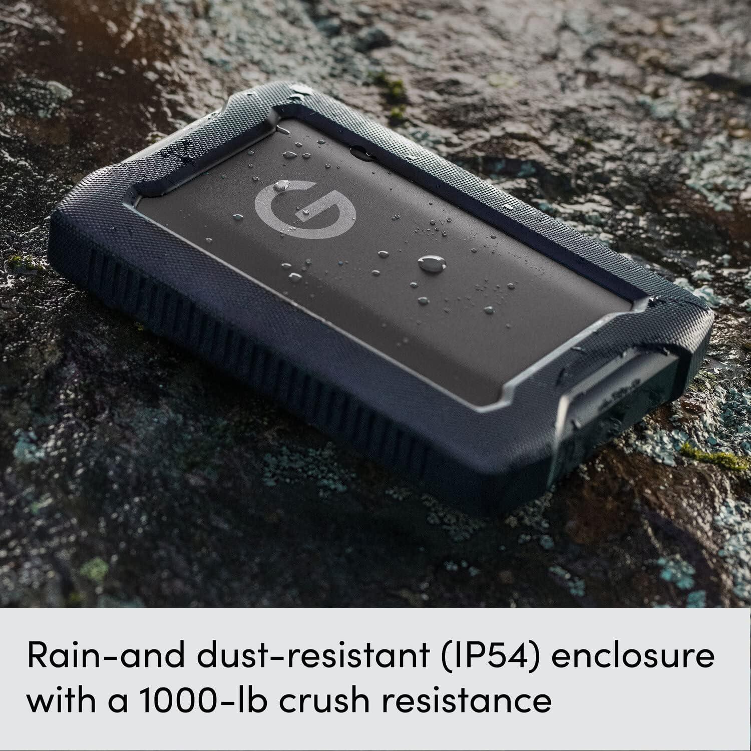 imageSanDisk Professional 2TB GDrive ArmorATD  Rugged Durable Portable External Hard Drive HDD USBC USB 32 Gen 1  SDPH81G002TGBA1D4TB
