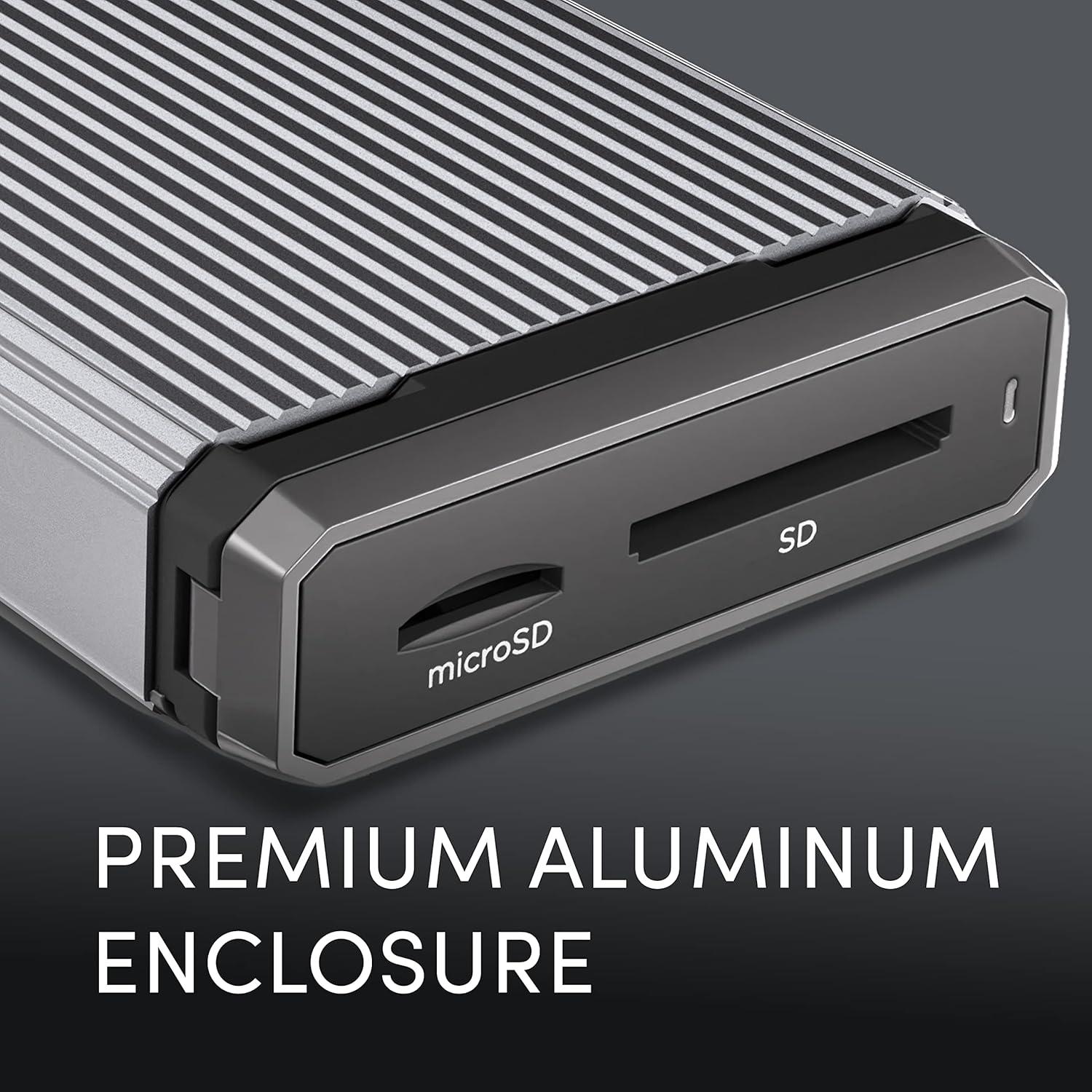 imageSanDisk Professional PROREADER CFast  HighPerformance Card Reader USBC 32 Gen 2  SDPR2E80000GBANDSD and MicroSD
