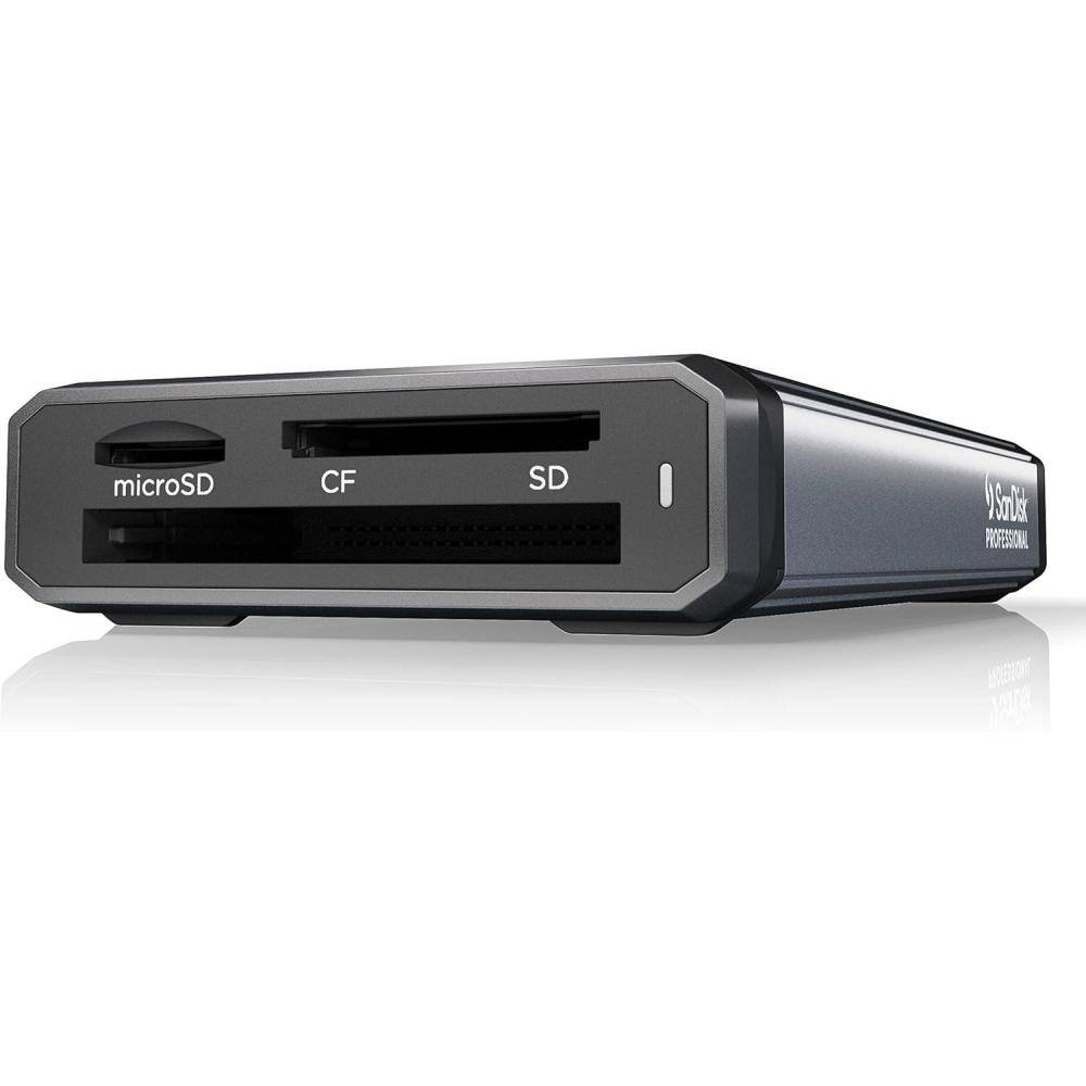 imageSanDisk Professional PROREADER CFast  HighPerformance Card Reader USBC 32 Gen 2  SDPR2E80000GBANDMultiCard