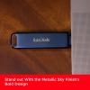 imageSanDisk 128GB Phone Drive for iPhone Works with iPhone 15 and Newer USBC Connector and iPhone 14 and Older Lightning Connector Metallic Sky  SDIXD0N128GGN6N128GB