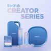 imageSanDisk 256GB Creator Phone Drive  for iPhone iPad Laptop ampamp Mac  Includes USB TypeC and Lightning Connectors  Automatic Backup 3 Months of Adobe Lightroom Included  SDIXD0N256GGN6TPmicroSD Card