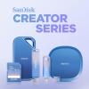 imageSanDisk 256GB Creator Phone Drive  for iPhone iPad Laptop ampamp Mac  Includes USB TypeC and Lightning Connectors  Automatic Backup 3 Months of Adobe Lightroom Included  SDIXD0N256GGN6TPSD Card