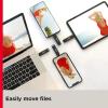 imageSanDisk 256GB iXpand Flash Drive Luxe with Lightning and USBC connectors  Works with iPhone 14 and older  SDIX70N256GGN6NEGray