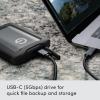 imageSanDisk Professional 2TB GDrive ArmorATD  Rugged Durable Portable External Hard Drive HDD USBC USB 32 Gen 1  SDPH81G002TGBA1D4TB