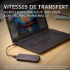 imageSanDisk Professional 2TB PROG40 SSD  Up to 3000MBs Thunderbolt 3 40Gbps USBC 10Gbps IP68 dustWater Resistance External Solid State Drive  SDPS31H002TGBC1D exFAT Version2TB