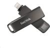 imageSanDisk 256GB iXpand Flash Drive Luxe with Lightning and USBC connectors  Works with iPhone 14 and older  SDIX70N256GGN6NEGray