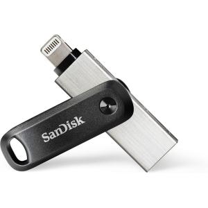 imageSanDisk 256GB iXpand Flash Drive Go  For your iPhone 14 or older  Create space on your iPhone  SDIX60N256GGN6NE128GB