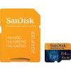 imageSanDisk 128GB 2Pack Outdoors 4K microSDXC UHSI Memory Card 2x128GB with SD Adapter  Up to 170MBs 4K C10 U3 V30 A2 Trail Camera Micro SD Card  SDSQXAA128GGN6VT64GB 2Pack