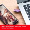 imageSanDisk 1TB Ultra Dual Drive Go USB TypeC Flash Drive  Up to 400MBs Absinthe Green  SDDDC31T00G46AGLavender