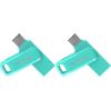 imageSanDisk 1TB Ultra Dual Drive Go USB TypeC Flash Drive  Up to 400MBs Absinthe Green  SDDDC31T00G46AGMint Green