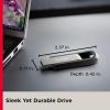 imageSanDisk 256GB Extreme Go USB 32 TypeA Flash Drive  SDCZ810256GG46 Metallic BronzeGloss Black128GB