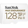 imageSanDisk 32GB MAX Endurance microSDHC Card with Adapter for Home Security Cameras and Dash cams  C10 U3 V30 4K UHD Micro SD Card  SDSQQVR032GGN6IA128GB
