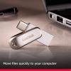 imageSanDisk 512GB Ultra Dual Drive Luxe USB TypeC  Up to 400MBs  SDDDC4512GGAM46Silver
