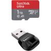 imageSanDisk 512GB Ultra microSDXC UHSI Memory Card with Adapter  Up to 150MBs with SanDisk MobileMate USB 30 microSD Card Reader1TB