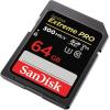 imageSanDisk 64GB Extreme PRO SDXC UHSII Memory Card  C10 U3 V90 8K 4K Full HD Video SD Card  SDSDXDK064GGN4INCard Only
