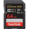 imageSanDisk 256GB Extreme PRO SDXC UHSII Memory Card  C10 U3 V60 6K 4K UHD SD Card  SDSDXEP256GGN4INMemory Card Only