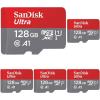 imageSanDisk 512GB Ultra microSDXC UHSI Memory Card with Adapter  Up to 150MBs with SanDisk MobileMate USB 30 microSD Card Reader128GB Pack of 5