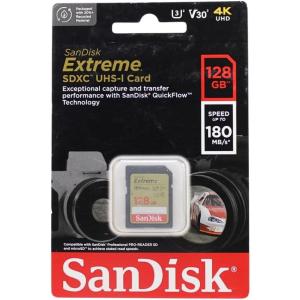 imageSanDisk 256GB Extreme SDXC UHSI Memory Card  C10 U3 V30 4K UHD SD Card  SDSDXVV256GGNCIN128GB
