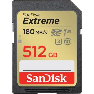 imageSanDisk 256GB Extreme SDXC UHSI Memory Card  C10 U3 V30 4K UHD SD Card  SDSDXVV256GGNCIN512GB