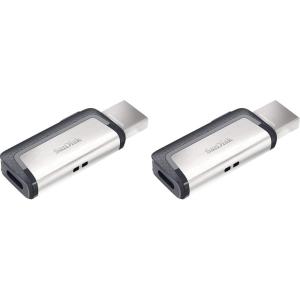 imageSanDisk 256GB Ultra Dual Drive USB TypeC  USBC USB 31  SDDDC2256GG46Black32GB Pack of 2