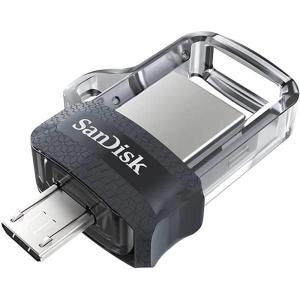 imageSanDisk 256GB Ultra Dual Drive m30 for Android Devices and Computers  microUSB USB 30  SDDD3256GGAM46 Black128GB
