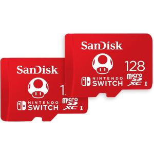 imageSanDisk 256GB microSD Card Licensed for NintendoSwitch  Made for NintendoSwitch 1 OLED and Lite  SDSQXAO256GGNCZN128GB 2Pack