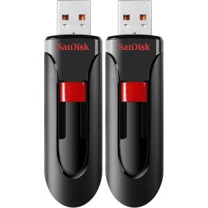 imageSanDisk 32GB 3Pack Cruzer Glide USB 20 Flash Drive 3x32GB  SDCZ60032GG46T Black32GB Pack of 2