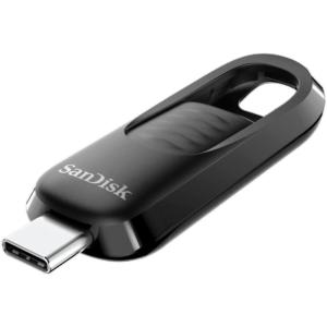 imageSanDisk 64GB Ultra Slider USB TypeC Flash Drive  Up to 300MBs USB 32 Gen 1 Retractable Connector  SDCZ480064GG46256GB
