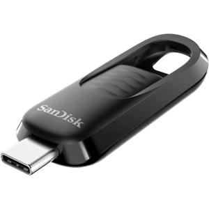 imageSanDisk 64GB Ultra Slider USB TypeC Flash Drive  Up to 300MBs USB 32 Gen 1 Retractable Connector  SDCZ480064GG46512GB