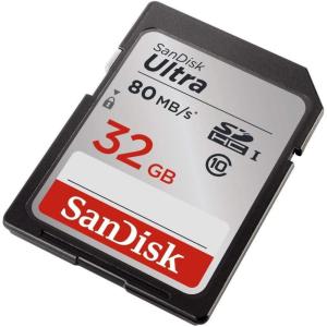imageSanDisk Ultra 64GB Class 10 SDXC UHSI Memory Card up to 80MBs SDSDUNC064GGN6IN32GB