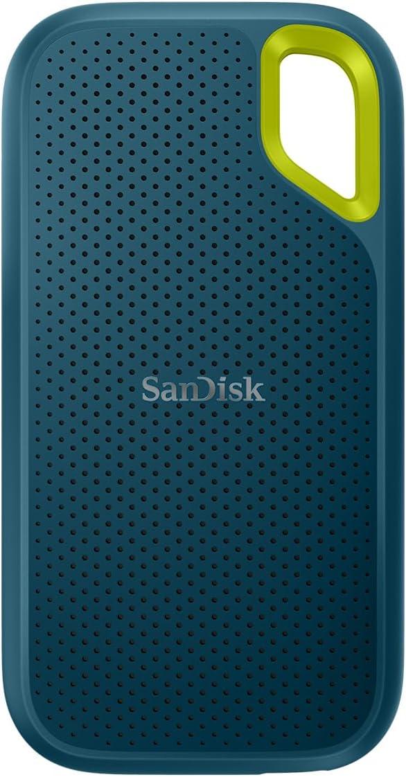 imageSanDisk 4TB Extreme Portable SSD  Up to 1050MBs USBC USB 32 Gen 2 IP65 Water and Dust Resistance Updated Firmware  External Solid State Drive  SDSSDE614T00G25Monterey