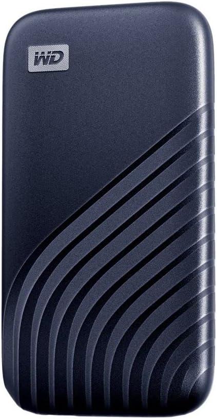 imageWestern Digital 2TB My Passport SSD Portable External Solid State Drive Red Sturdy and Blazing Fast Password Protection with Hardware Encryption  WDBAGF0020BRDWESNBlue