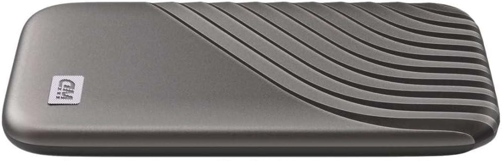 imageWestern Digital 2TB My Passport SSD Portable External Solid State Drive Red Sturdy and Blazing Fast Password Protection with Hardware Encryption  WDBAGF0020BRDWESNGray