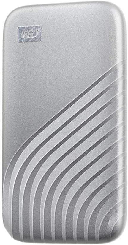 imageWestern Digital 2TB My Passport SSD Portable External Solid State Drive Red Sturdy and Blazing Fast Password Protection with Hardware Encryption  WDBAGF0020BRDWESNSilver