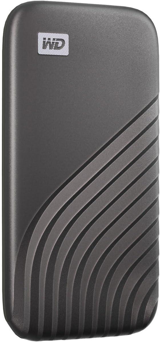 imageWestern Digital 2TB My Passport SSD Portable External Solid State Drive Red Sturdy and Blazing Fast Password Protection with Hardware Encryption  WDBAGF0020BRDWESNGray