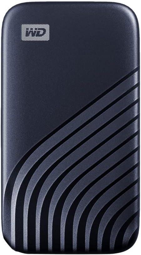 imageWestern Digital 2TB My Passport SSD Portable External Solid State Drive Red Sturdy and Blazing Fast Password Protection with Hardware Encryption  WDBAGF0020BRDWESNBlue