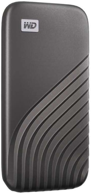 imageWestern Digital 2TB My Passport SSD Portable External Solid State Drive Red Sturdy and Blazing Fast Password Protection with Hardware Encryption  WDBAGF0020BRDWESNGray